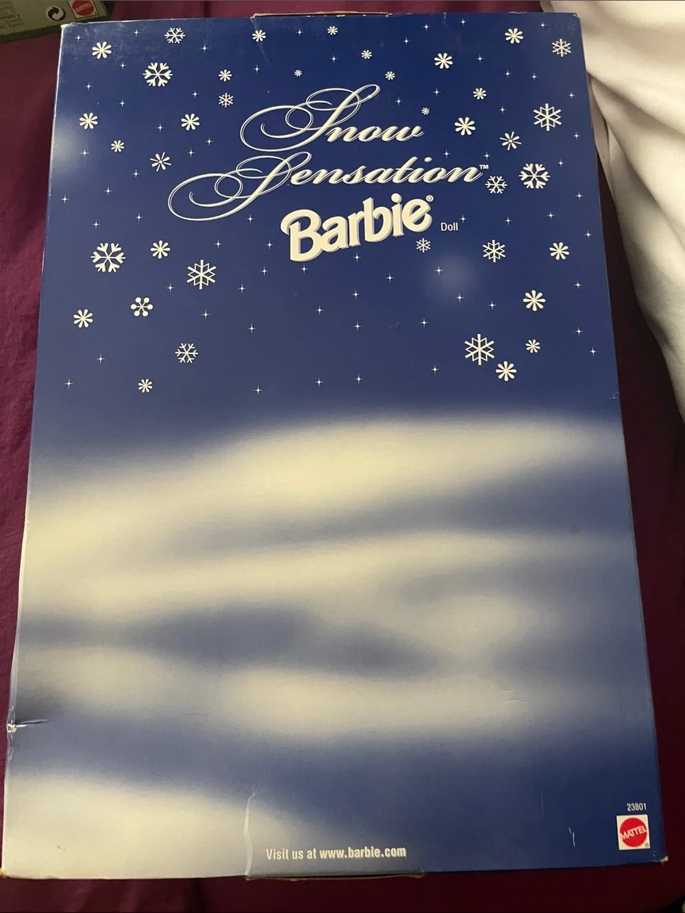 Barbie Blue and White Holiday Snowflake Doll